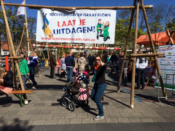 Stralende gezichten bij Scoutinggroep Graaf Floris