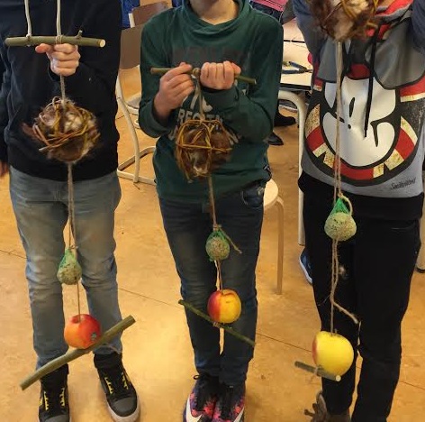 Vogels in Naaldwijk verwend door leerlingen Montessorischool