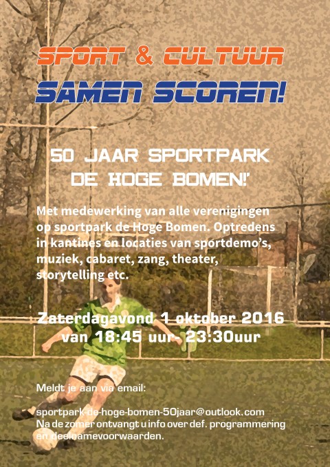 Sportpark de Hoge Bomen viert 50 jaar!