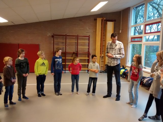 Weerbaarheidstraining op basisschool de Driekleur