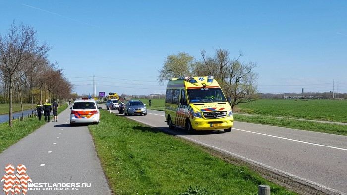 Fietsster vrij ernstig gewond bij ongeluk Woudseweg