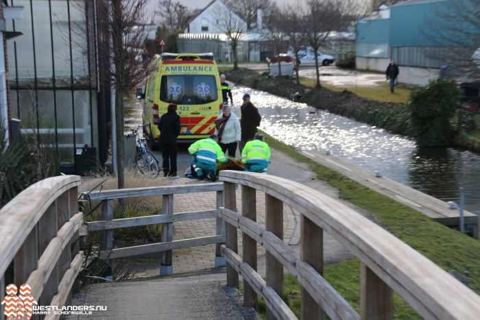 Bejaarde gewond na val van fiets