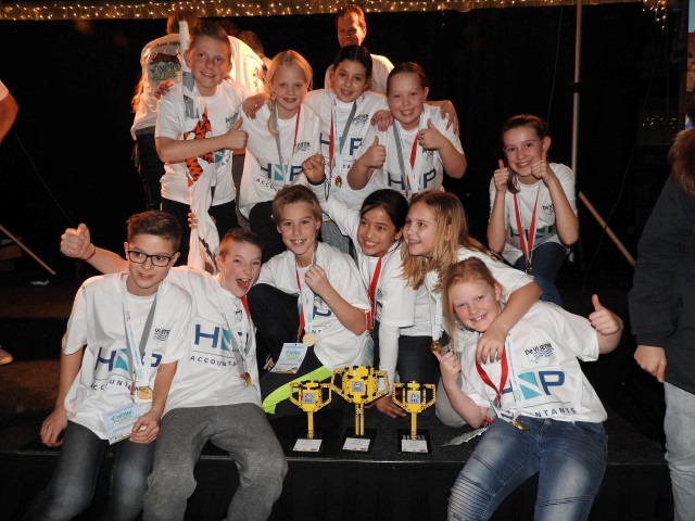 Scholieren De Vlieten winnaar First Lego League