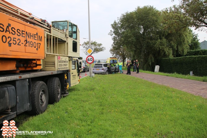 Gewonde bij ongeluk Burgemeester Elsenweg