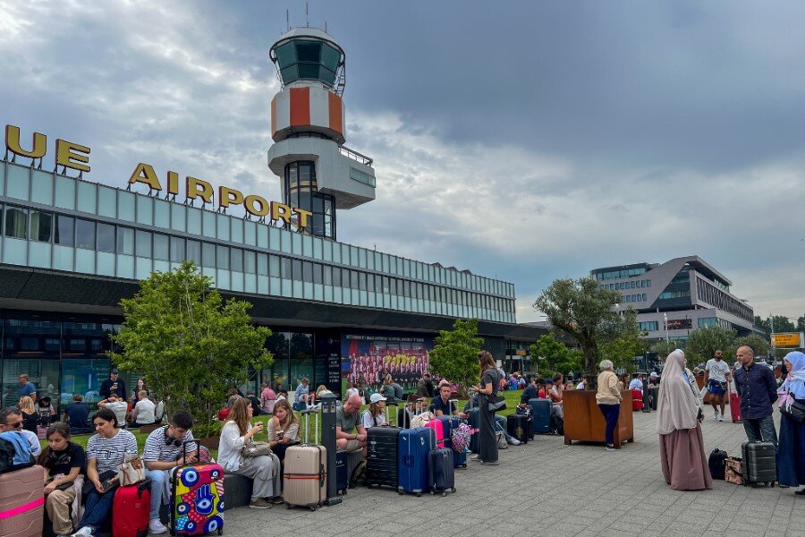 Een computerstoring heeft ook gevolgen voor de luchthaven Rotterdam Den Haag