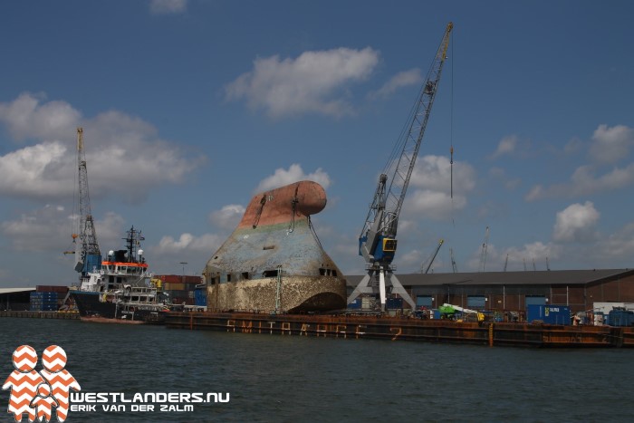 Baltic Ace in mootjes naar haven Rotterdam