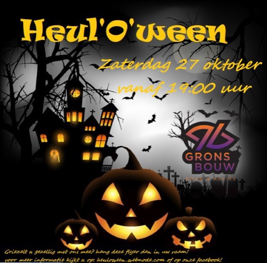 Heuloween op zaterdag 27 oktober