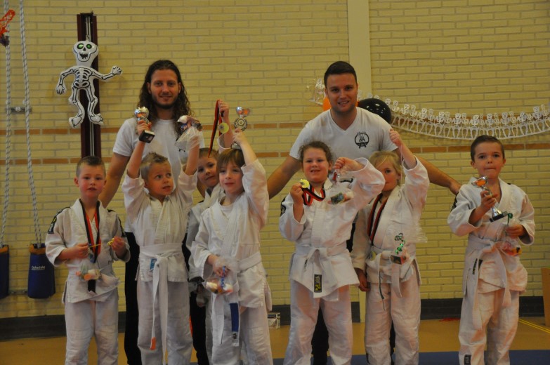 2e Halloween Team judo toernooi dik geslaagd