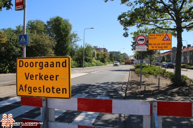 Reconstructie Kruisbroekweg – Middel Broekweg begonnen