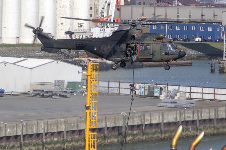 Volgende week oefening Port Defender in de haven