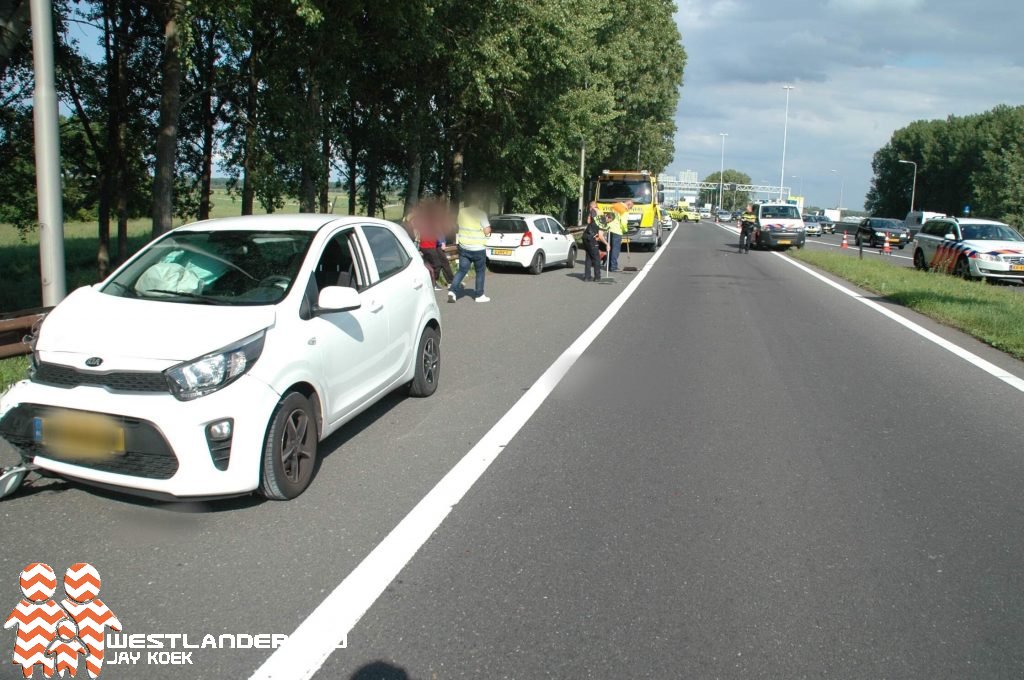 Gewonde bij ongeluk op de A20