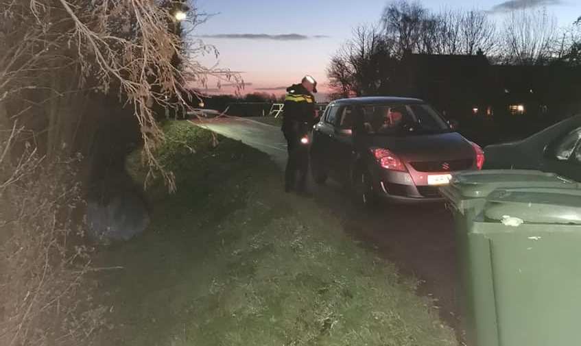 Bekeuringen tijdens verkeerscontrole Westgaag