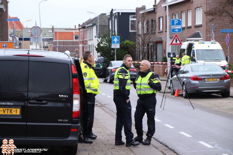 Sand Ambachtstraat afgezet voor reconstructie ongeluk