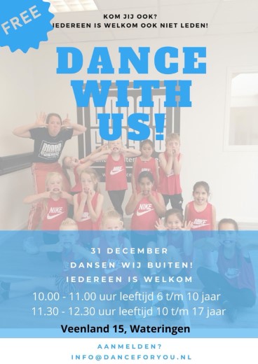 Trainen en dansen op oudejaarsdag