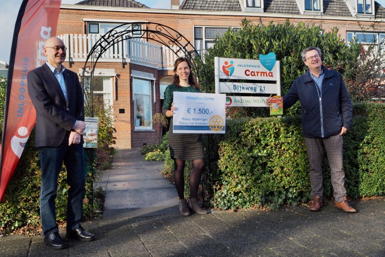 Rotaryclubs steunen Inloophuis Carma