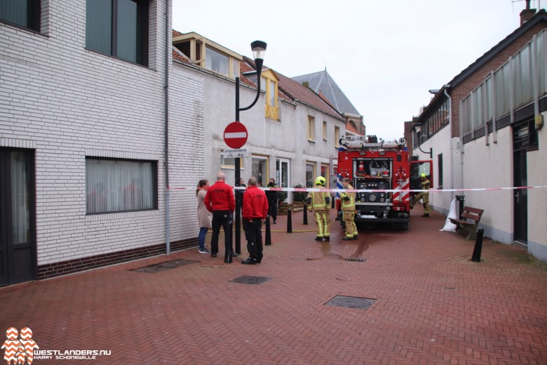 Gebouwbrand bij winkel Prinses Margrietstraat