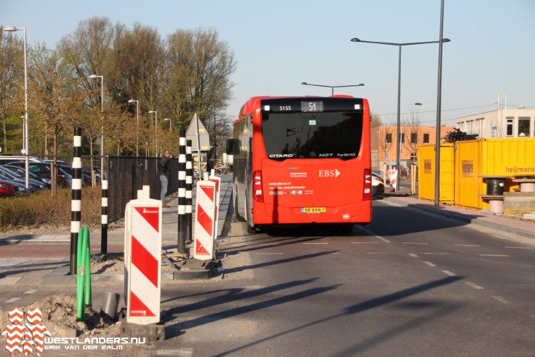 Bus in botsing met fietser