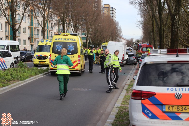 Gewonde bij ongeluk Erasmusweg