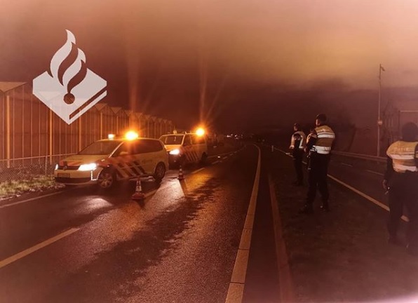 Alcoholcontrole op de Westlandroute