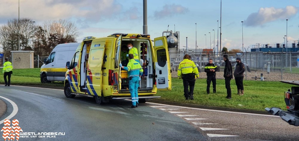 Brommer aangereden door vrachtwagen