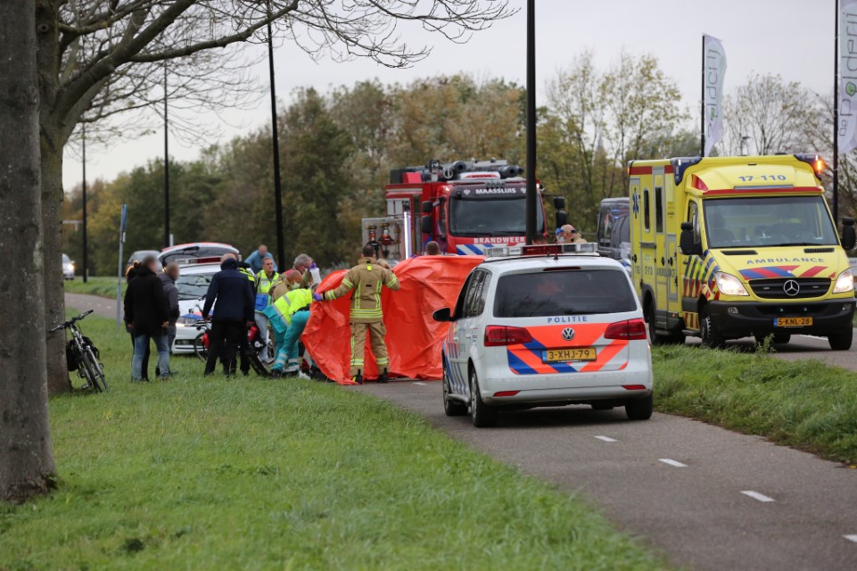 Traumahelikopter inzet voor onwel geworden fietser