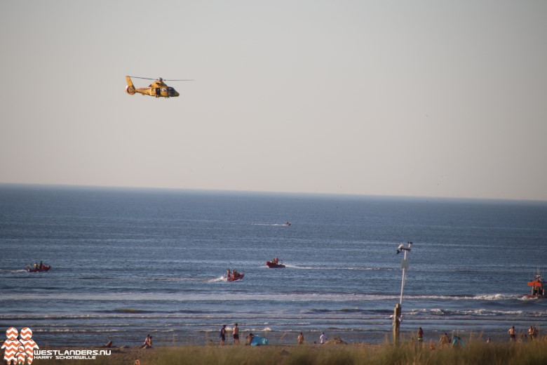 Grote zoekactie op de Zandmotor naar zwemmers in nood