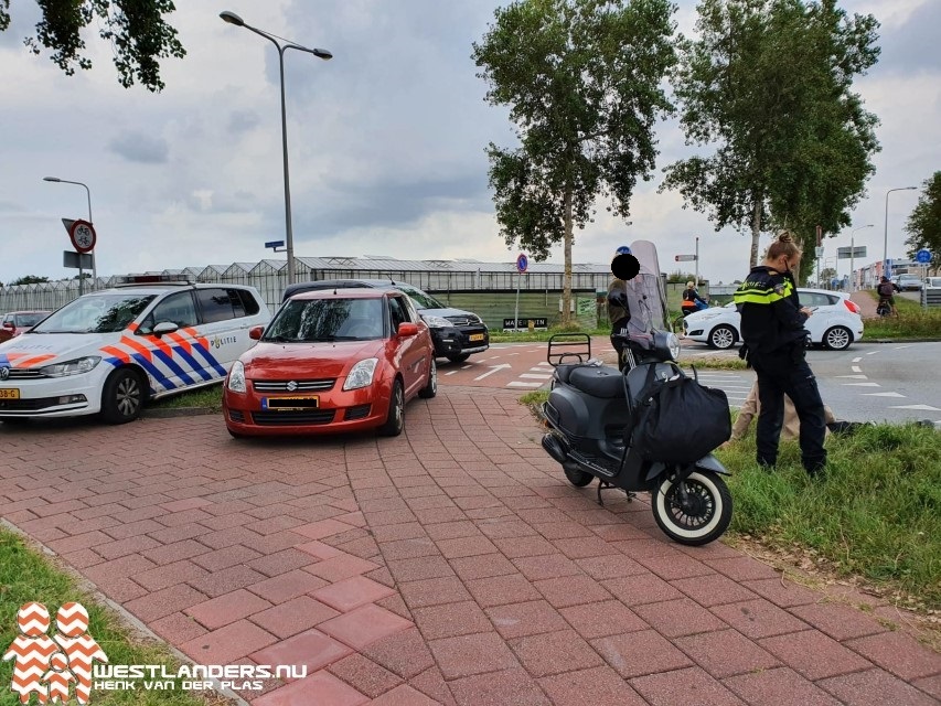 Scooterrijder gewond bij ongeluk Grote Woerdlaan