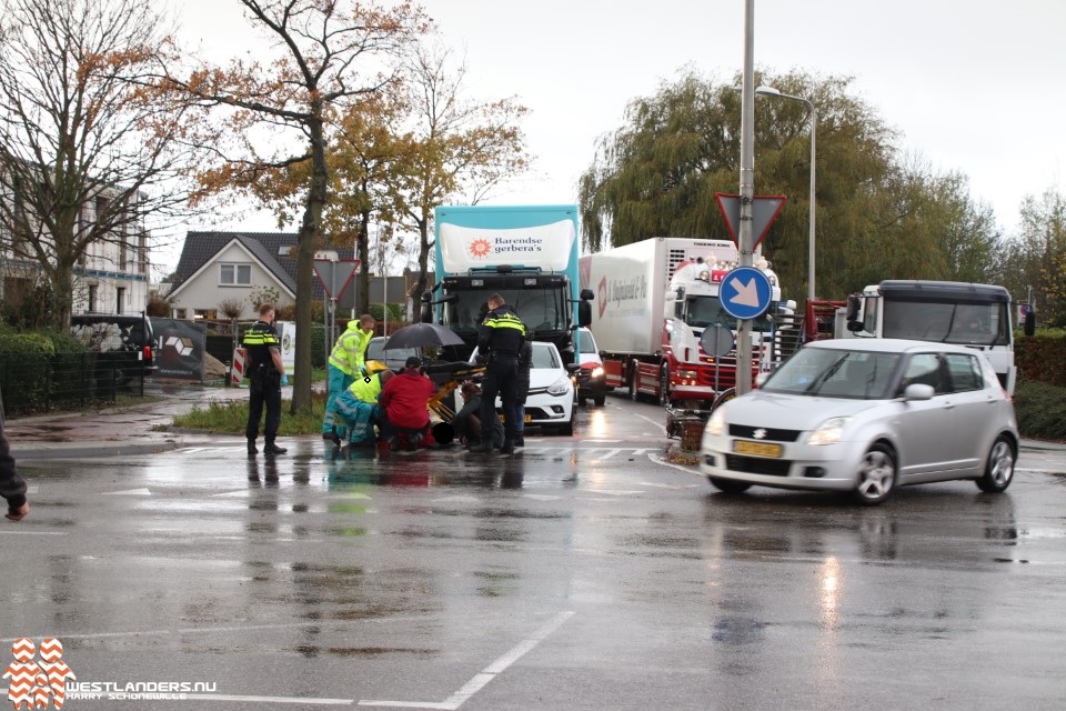 Fietsster gewond na ongeluk Grote Achterweg