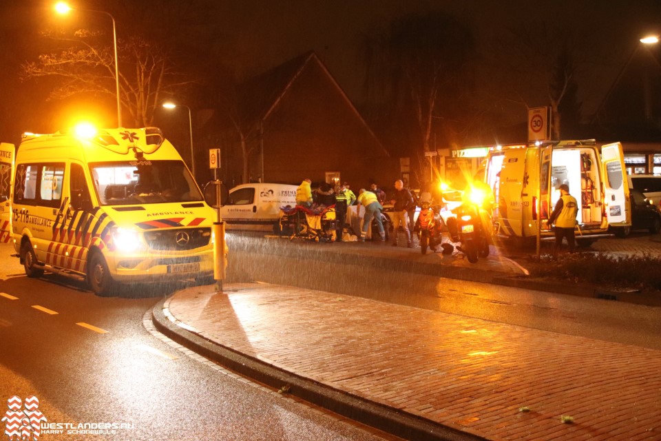 Twee gewonden bij ongeluk Perzikenstraat