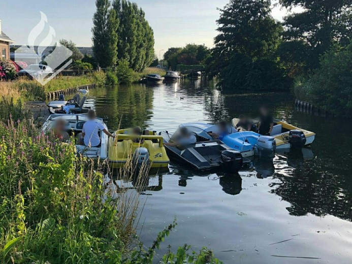 Tien bekeuringen tijdens grote vaarcontrole