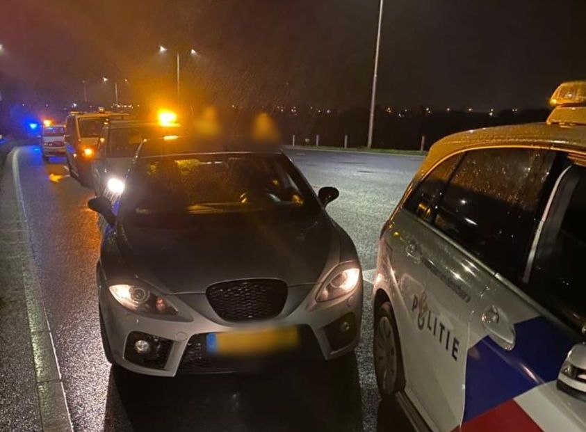 Autodief opgepakt na achtervolging op de A20