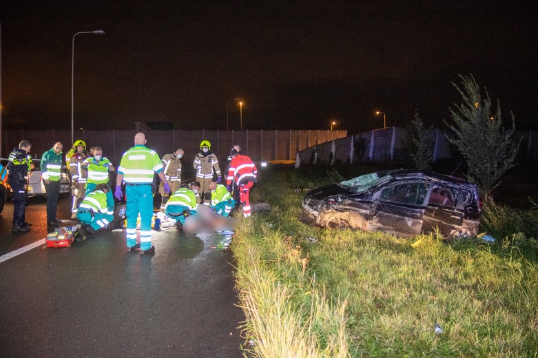 Dodelijk ongeval op toerit A20