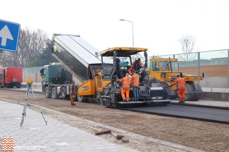 Nieuwe rijbanen N213 in zicht