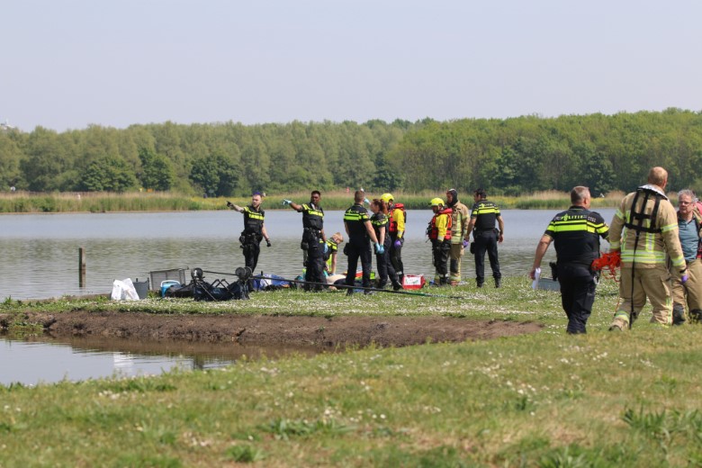 Visser overleden bij water Krabbeplas