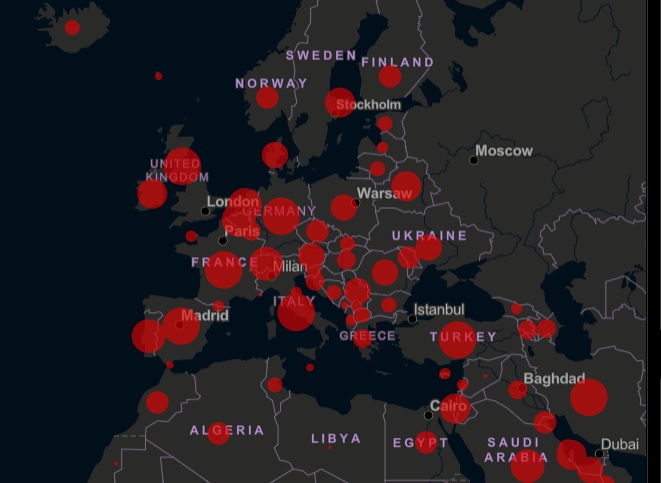 Cijfers coronavirus wereldwijd voor week 49