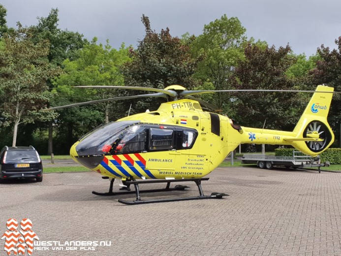 Traumahelikopter inzet voor onwelwording