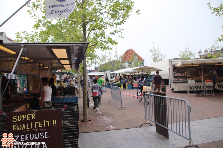 Collegevragen betreffende aanpassing openingstijden markt ‘s-Gravenzande