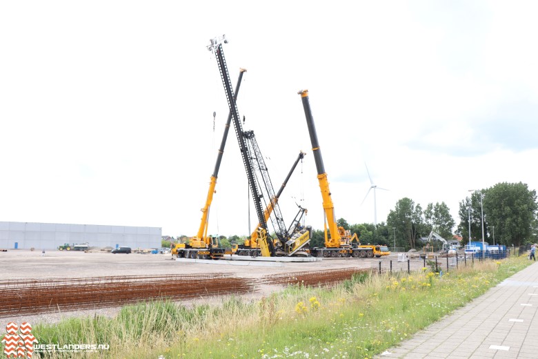 Ongeluk met heikraan loopt goed af