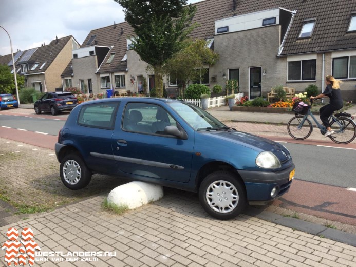 Auto klem op biggenrug