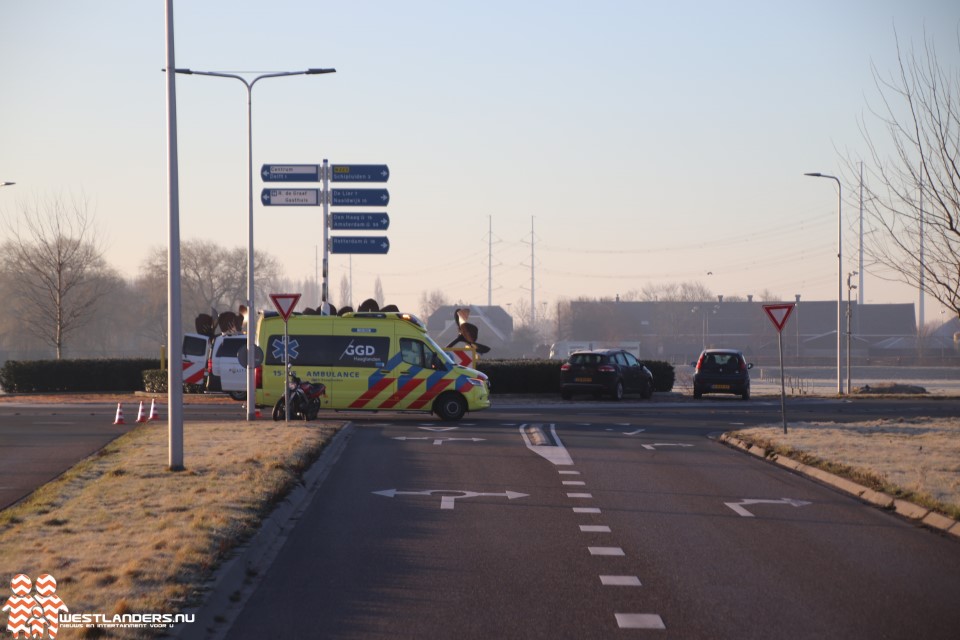 Motorrijder ten val bij Zuidhoornseweg