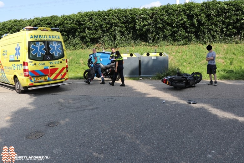 Scooterrijder gewond na ongeluk bij Veenakkerweg