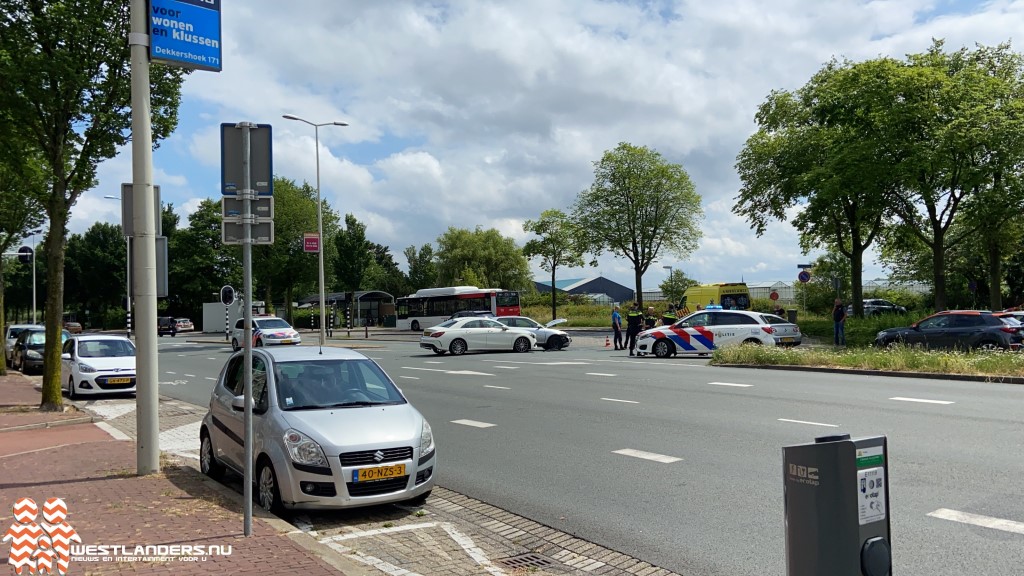 Ongeluk bij bushalte Erasmusweg