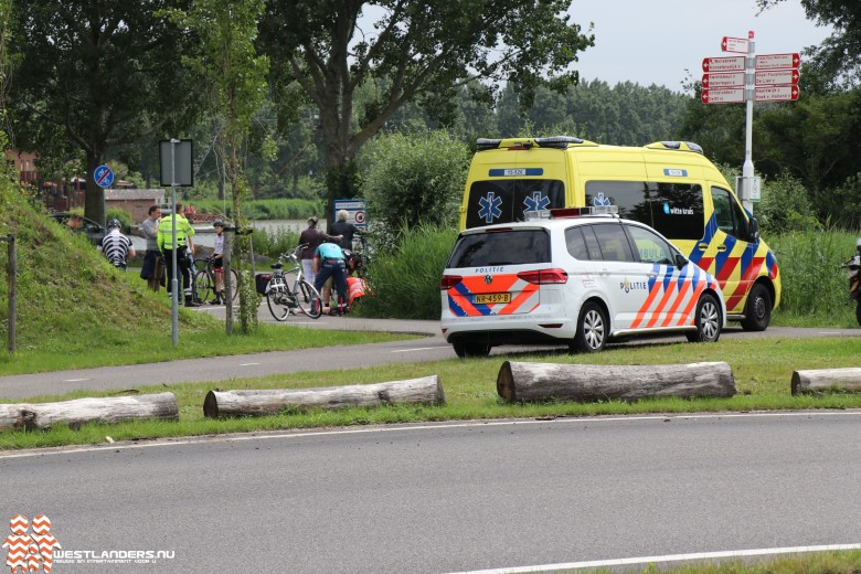 Wielrenner gewond na ongeluk bij Wollebrand