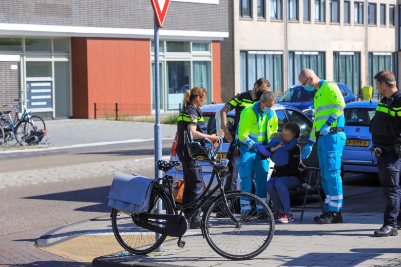 Peuter van slag na ongeluk Uiverlaan