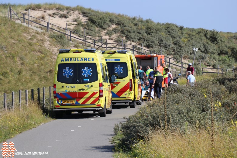 Twee gewonden bij ongeluk op fietspad in de duinen