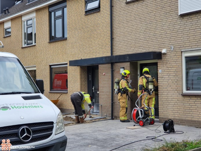 Gaslucht bij woning aan de Klompéstraat