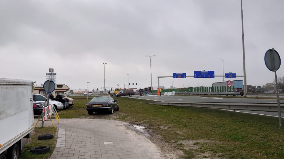 File na ongeluk op Burgemeester Elsenweg