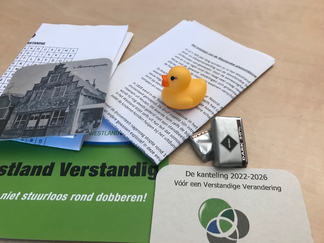 Actie “Westland Verstandig laat u niet stuurloos rond dobberen!” krijgt vervolg