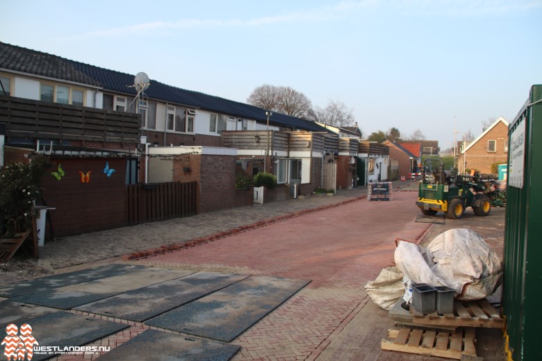 Stand van zaken riolering Verkadestraat Maasdijk