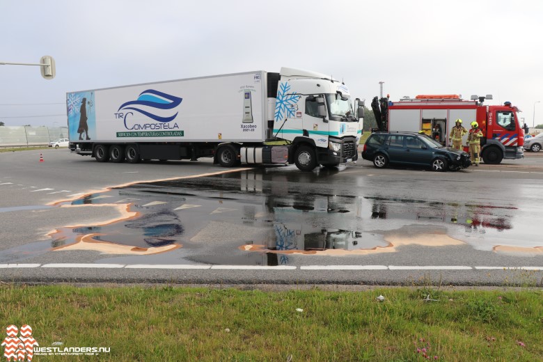 Ongeluk bij Westerlee zorgt voor afsluiting A20